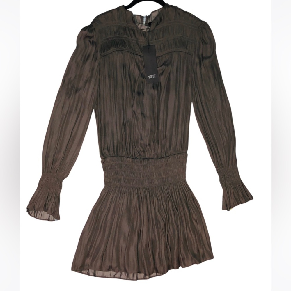 NWT_Long Sleeve Drop Waist Mini Dress_NWT